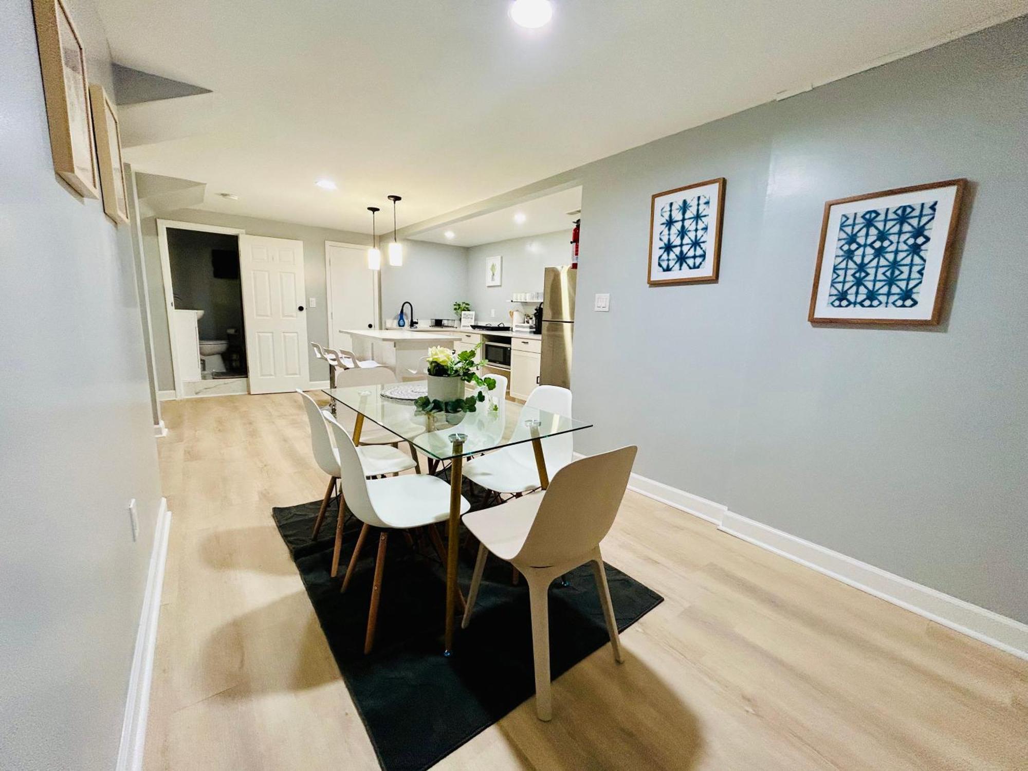 Comfy Lower Lvl Apt With Jetted Tub Near Uptown And Unc Charlotte Buitenkant foto